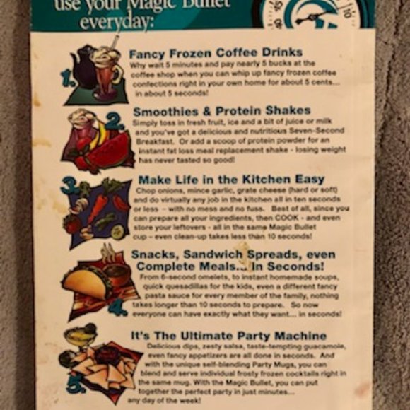 Retro Book Bundle: Magic Bullet Recipes and Grill It Quick! cookbook - Picture 3 of 7